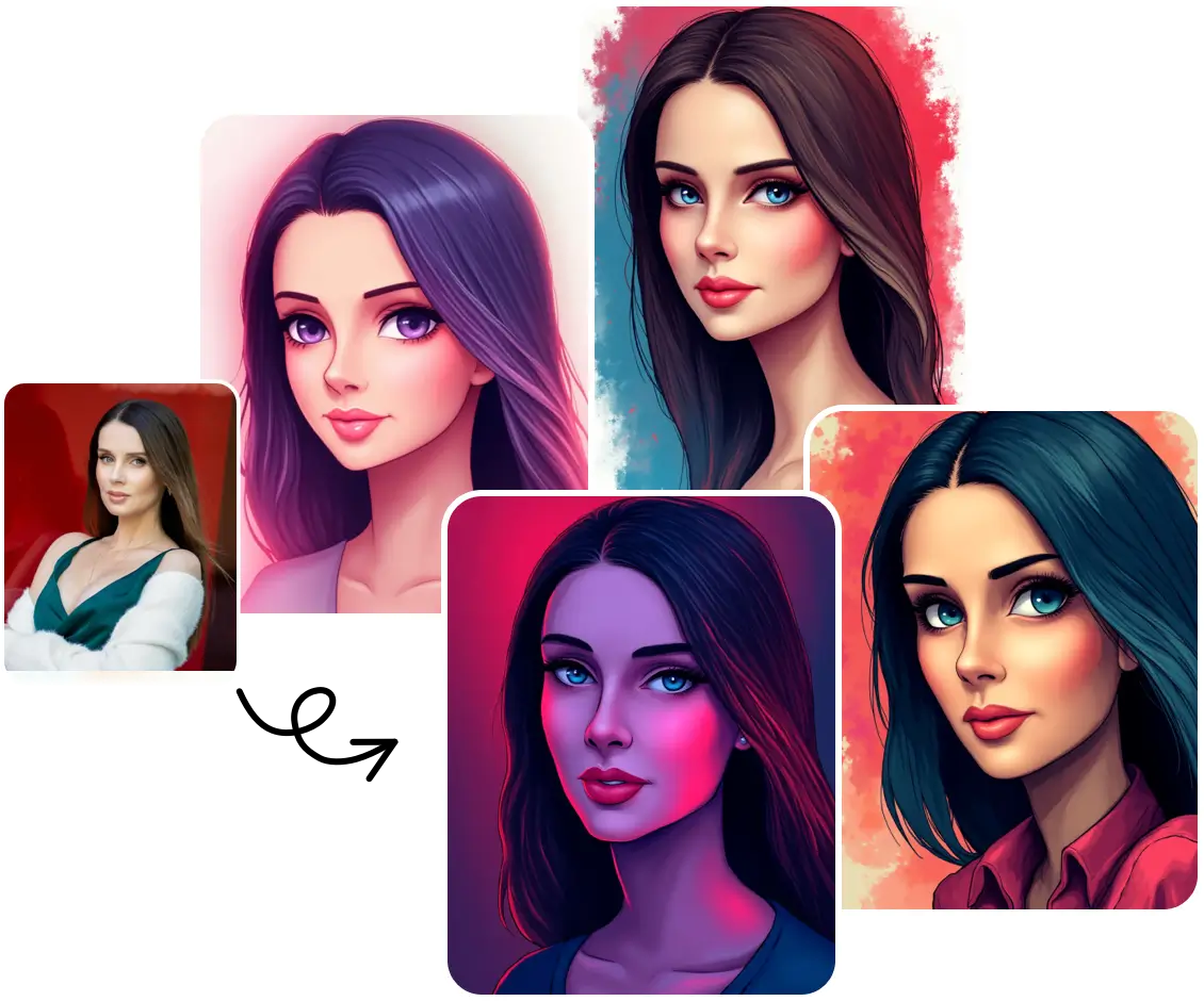 KI-Charakterporträtgenerator