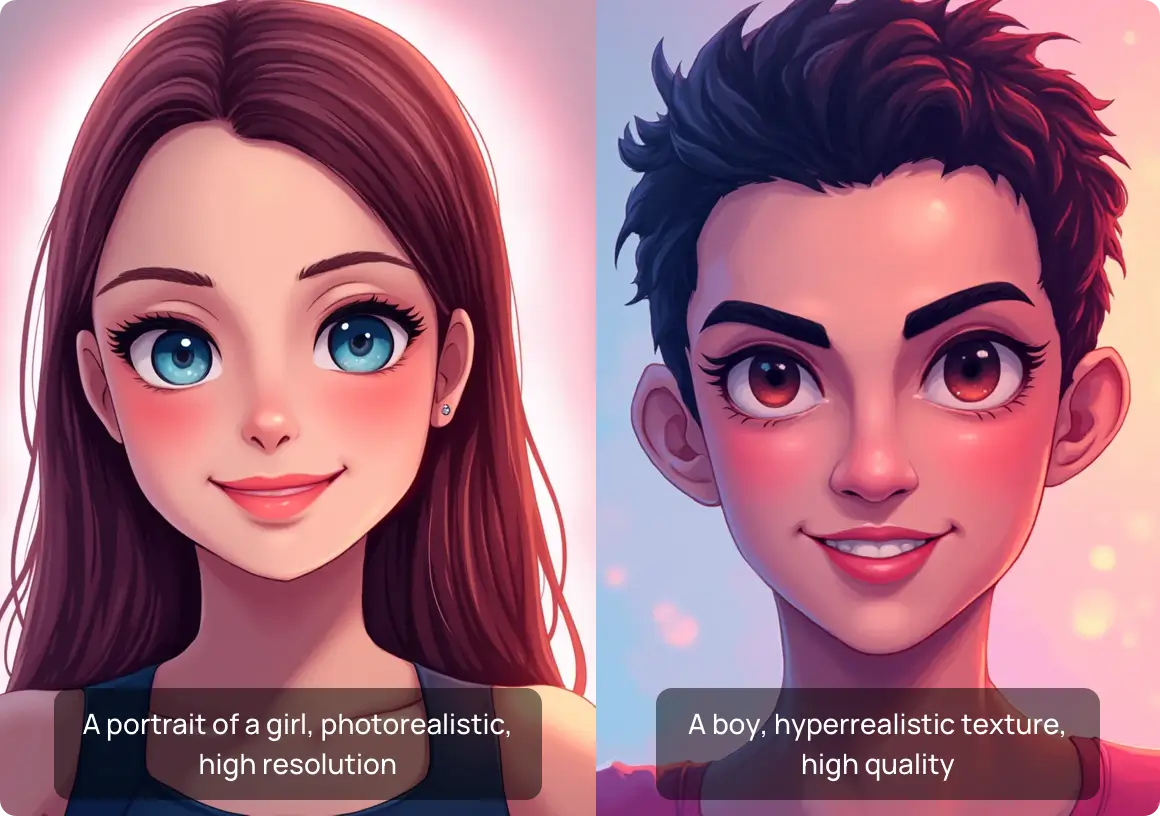 KI-generiertes Porträt