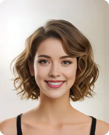 ボブカットカーリー