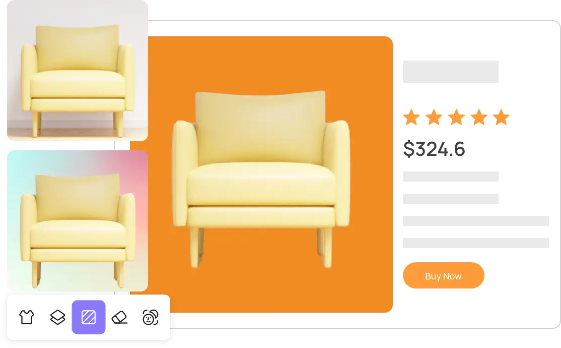 простой оранжевый фон HD