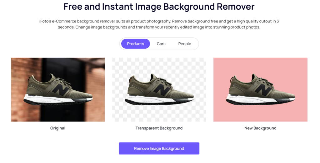 Change Background for Product