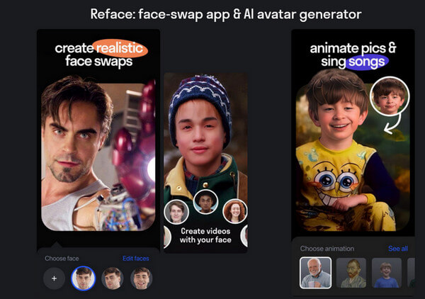 Reface ai generated avatar