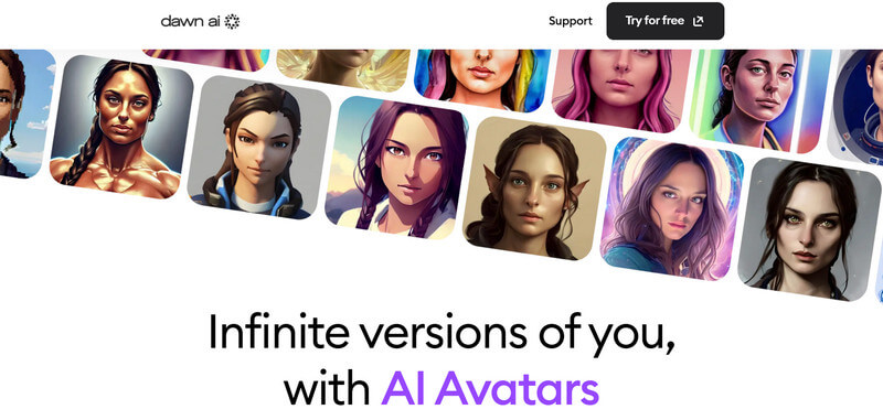 Dawn AI avatar generator free
