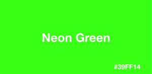 неоновый зеленый