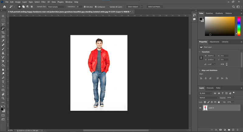 Change Color Of Image In Photoshop - mask