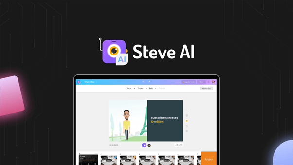 Steve ai tool to convert text to video