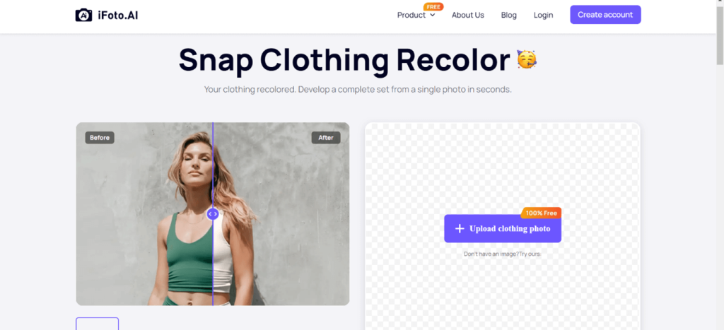 Navigieren Sie zu Snap Clothing Recolor
