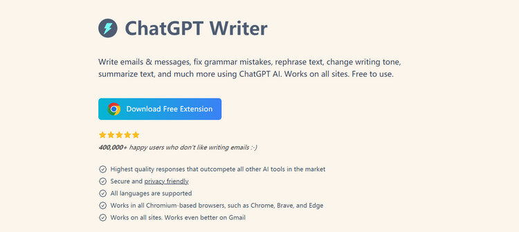 ChatGPTWriter 