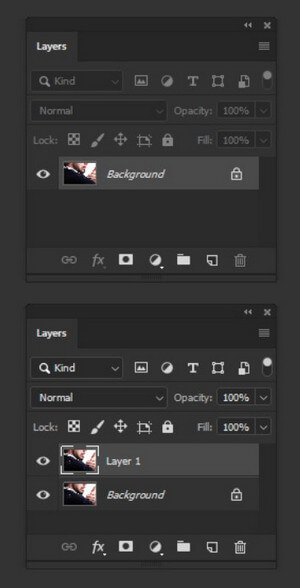 Load your image on Photoshop
