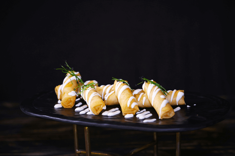 Food Photography in Black Background