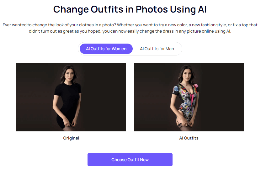 iFoto AI généré tenue femmes