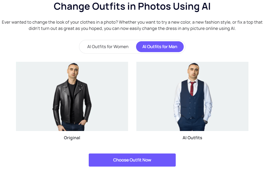 iFoto AI Outfits Man