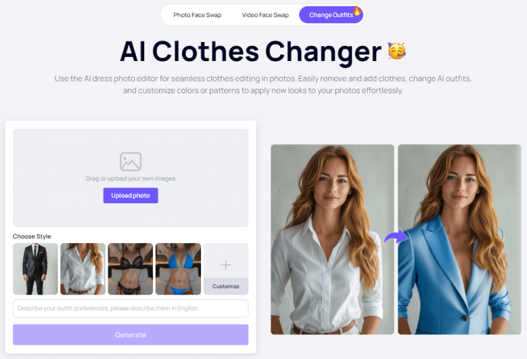 iFoto AI Clothes Changer