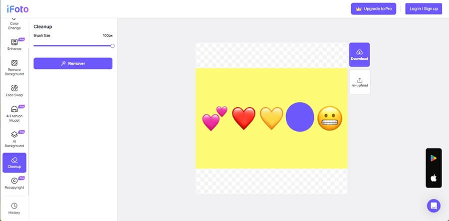 Emojis entfernen iFoto
