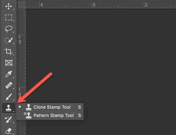 Clone Stamp Tool in Photoshop