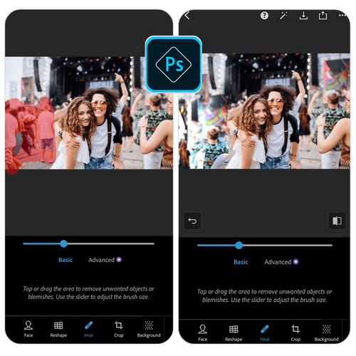 How to Use Adobe Photoshop Express to Remove a Person from a Photo on an iPhone