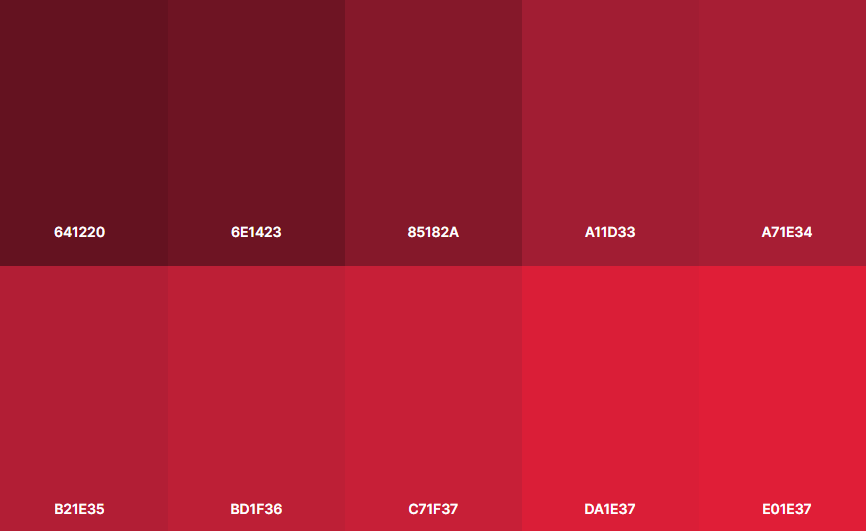 Types of Red Backgrounds